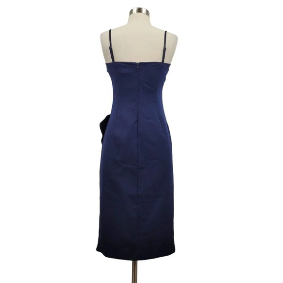 Bardot Carmelle Strapped Midi Dress in Navy Size NWT $119 - Picture 5 of 11